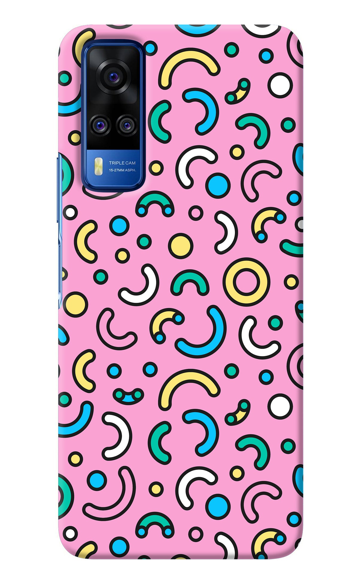 Memphis Design Vivo Y51A/Y51 2020 Back Cover