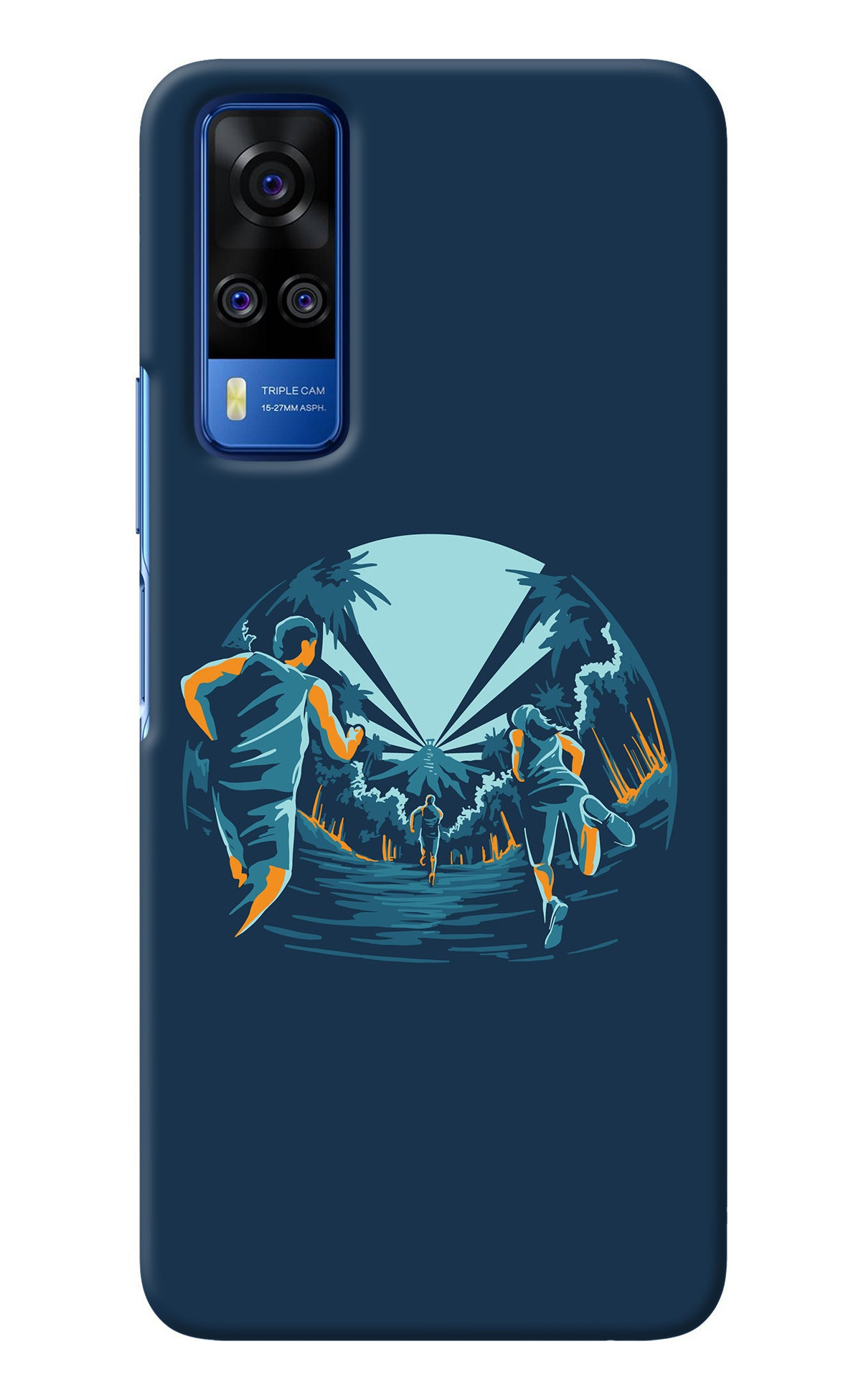 Team Run Vivo Y51A/Y51 2020 Back Cover