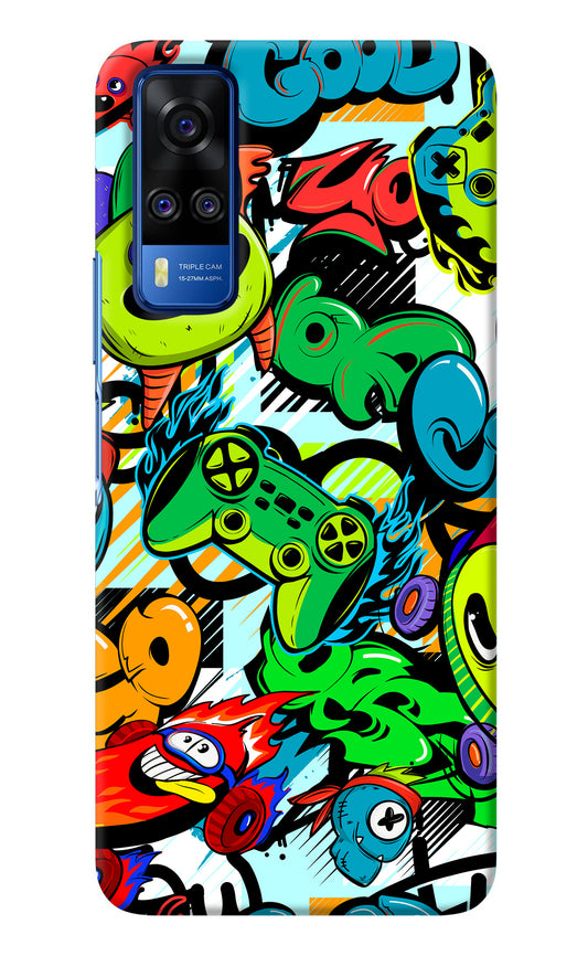 Game Doodle Vivo Y51A/Y51 2020 Back Cover