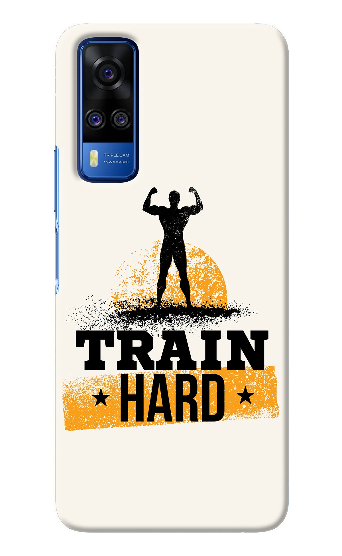 Train Hard Vivo Y51A/Y51 2020 Back Cover