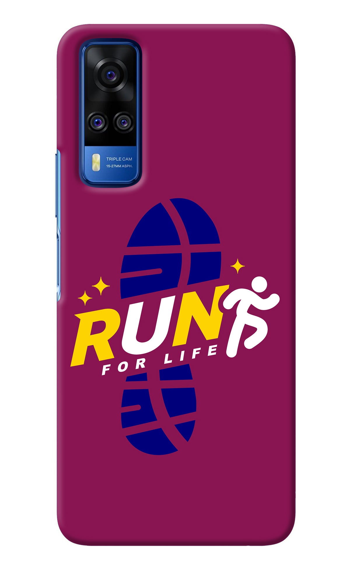 Run for Life Vivo Y51A/Y51 2020 Back Cover