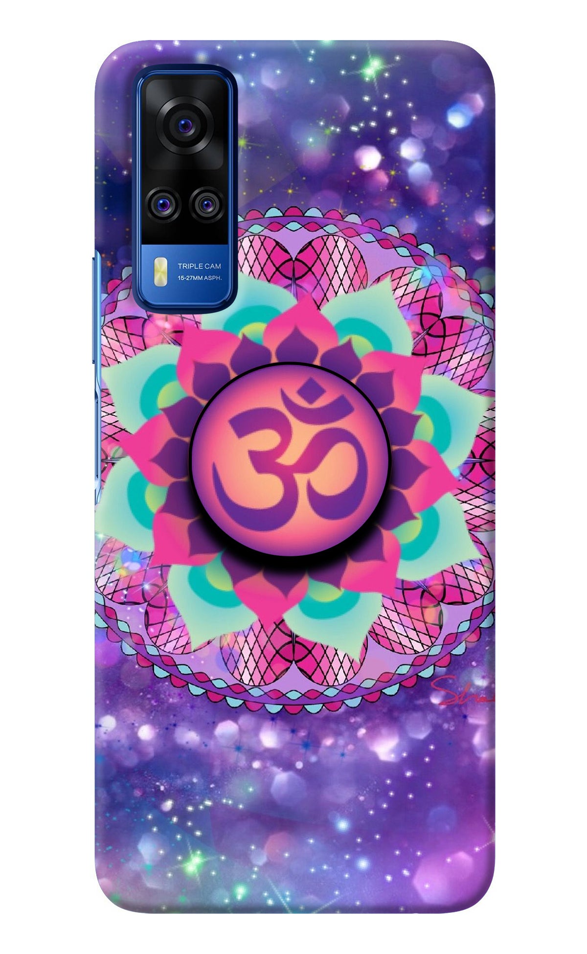 Om Purple Vivo Y51A/Y51 2020 Pop Case