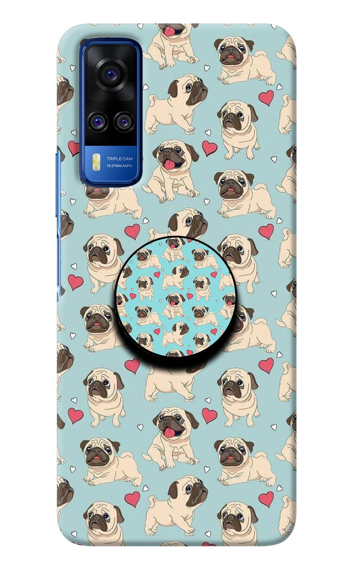 Pug Dog Vivo Y51A/Y51 2020 Pop Case