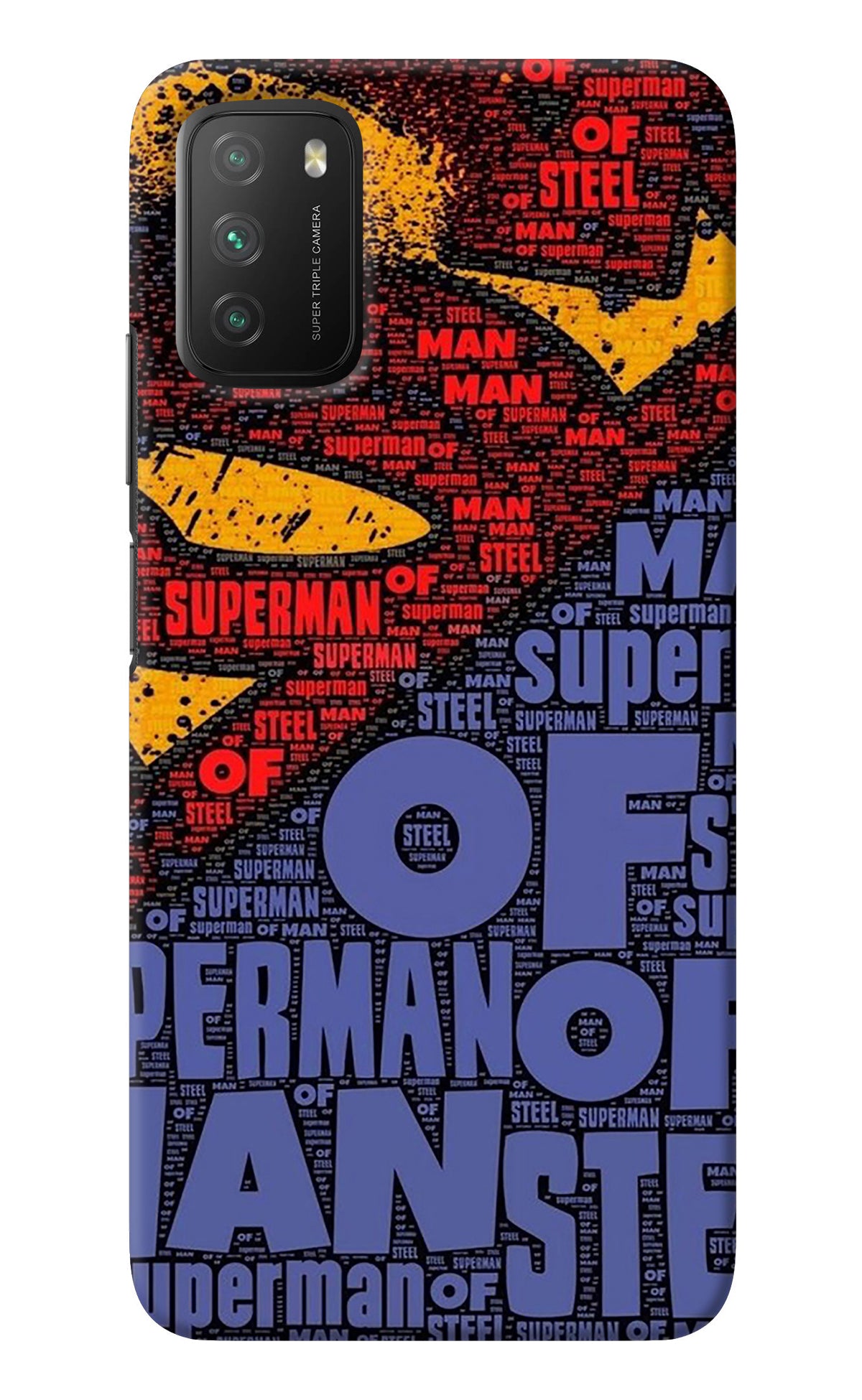 Superman Poco M3 Back Cover