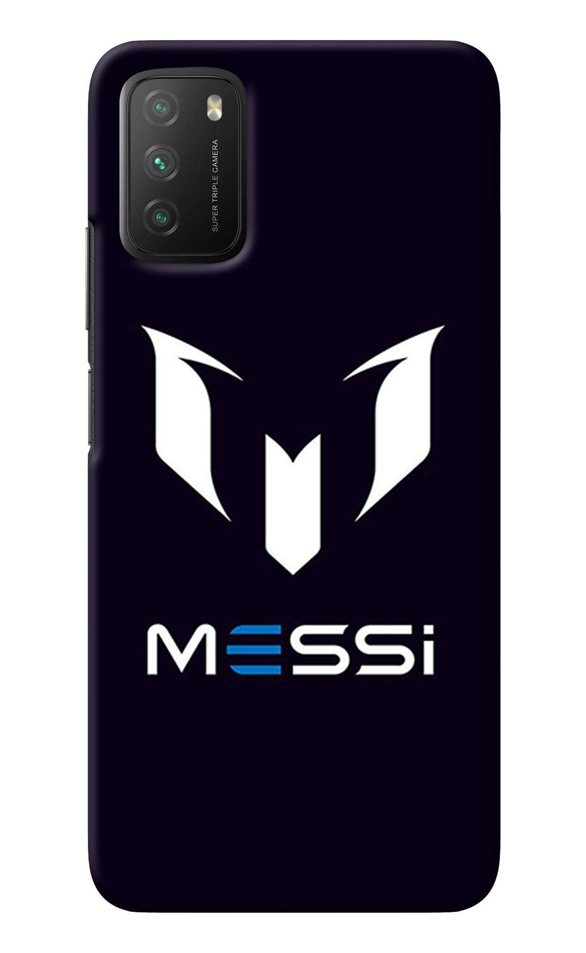 Messi Logo Poco M3 Back Cover