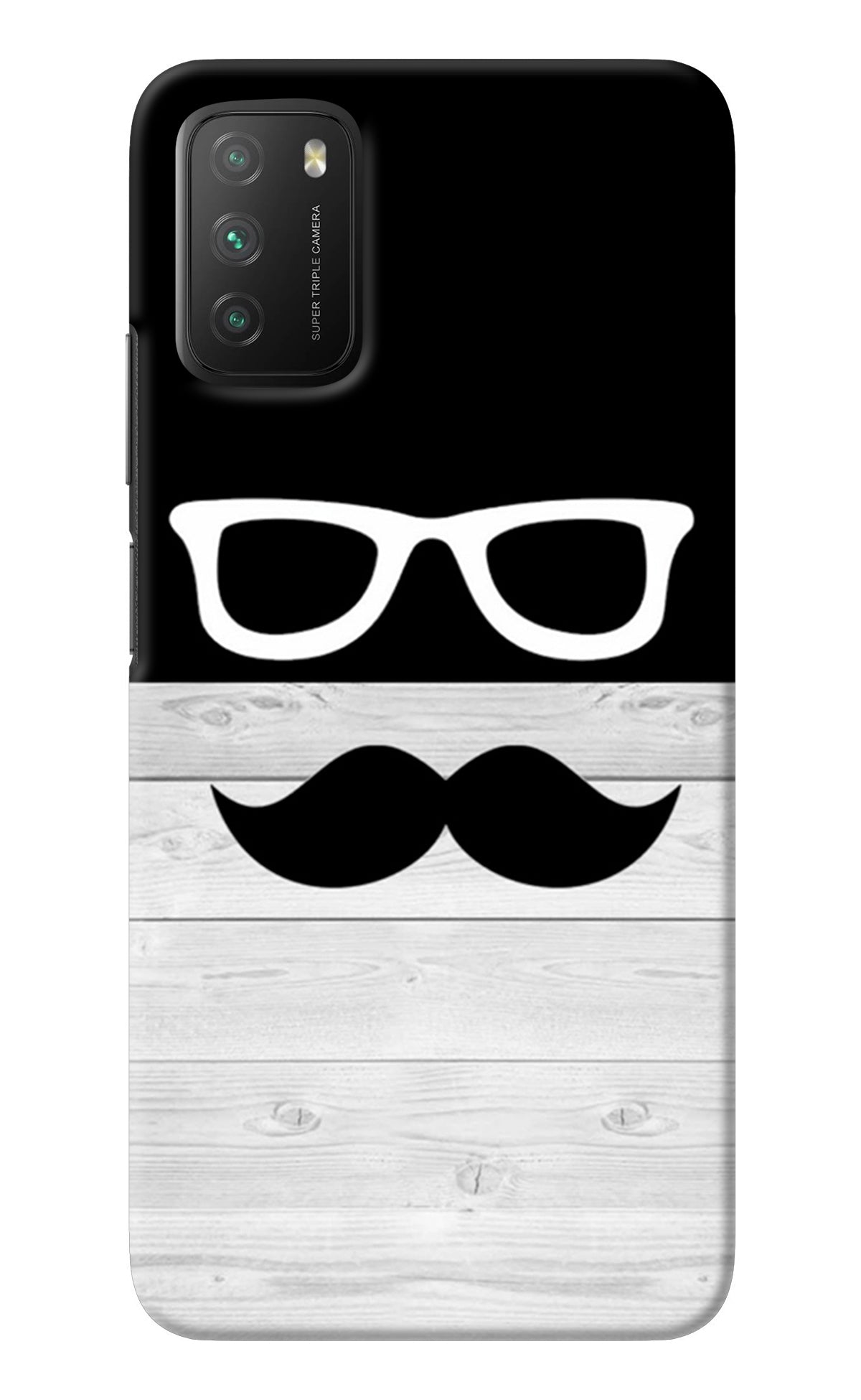 Mustache Poco M3 Back Cover