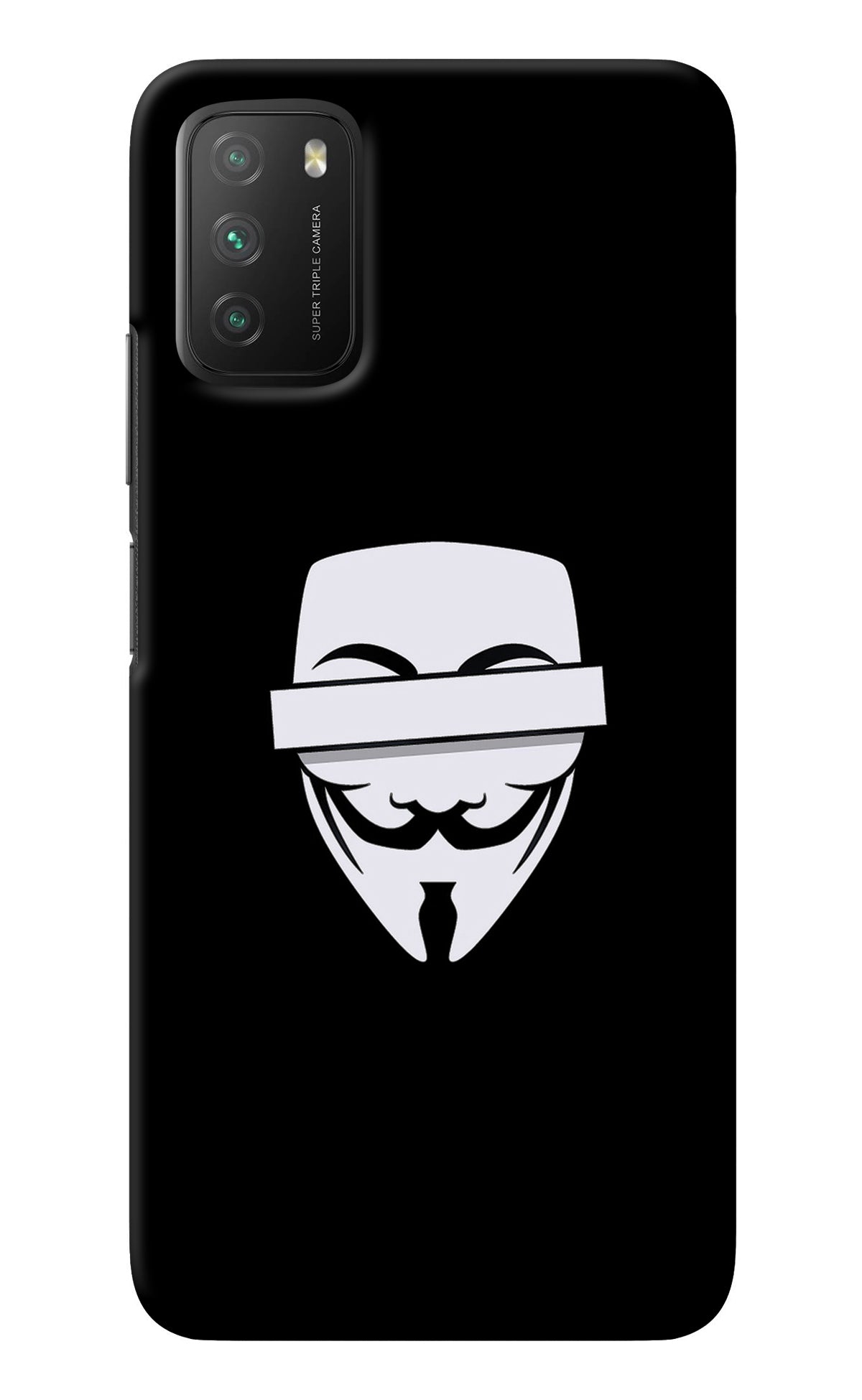 Anonymous Face Poco M3 Back Cover