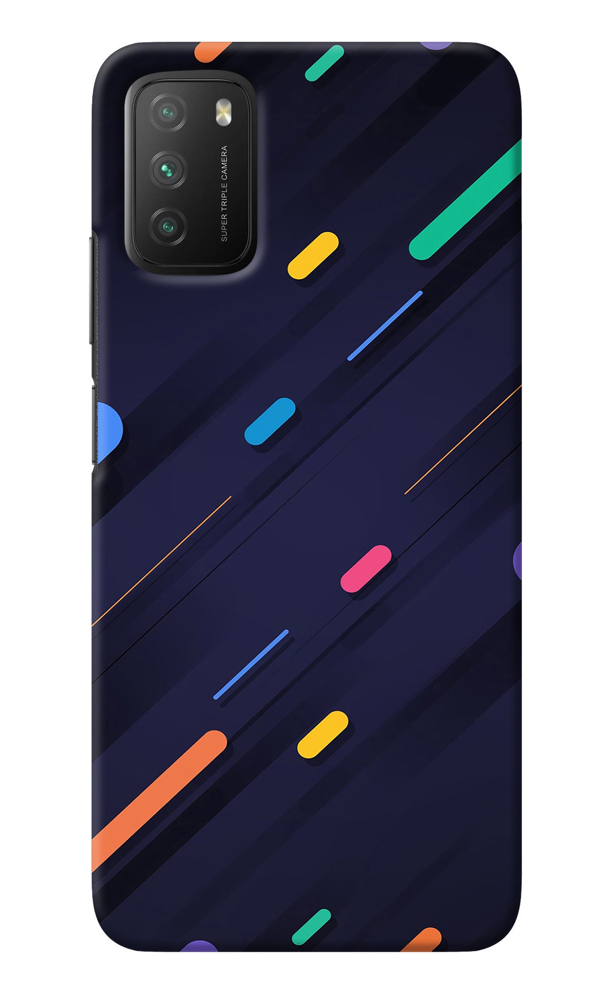 Abstract Design Poco M3 Back Cover