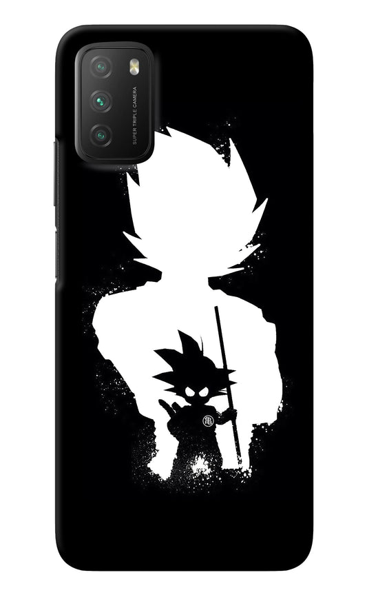 Goku Shadow Poco M3 Back Cover