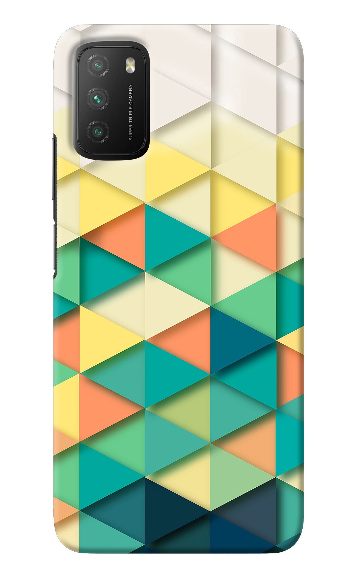 Abstract Poco M3 Back Cover