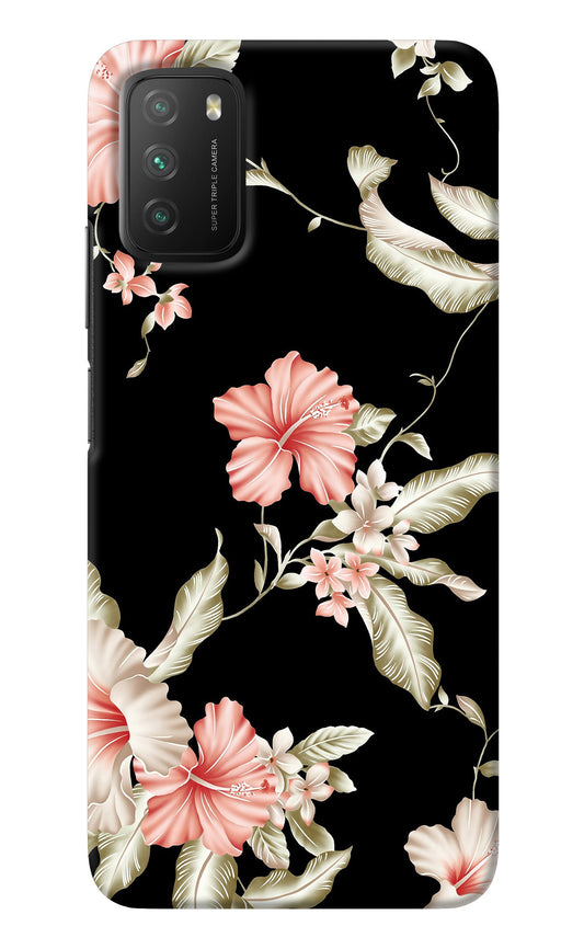 Flowers Poco M3 Back Cover