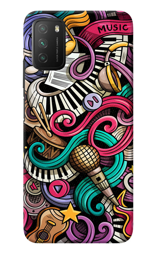 Music Abstract Poco M3 Back Cover