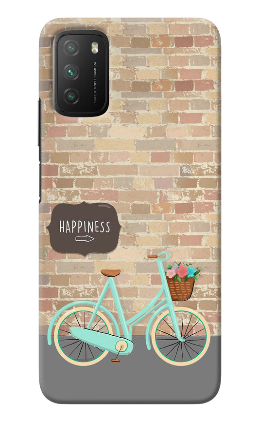 Happiness Artwork Poco M3 Back Cover