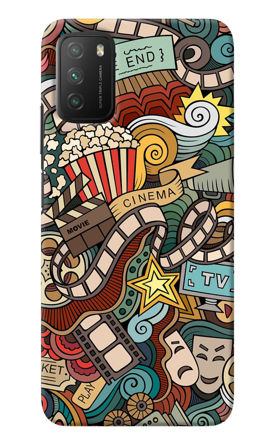 Cinema Abstract Poco M3 Back Cover