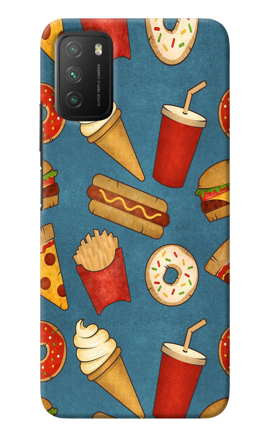 Foodie Poco M3 Back Cover