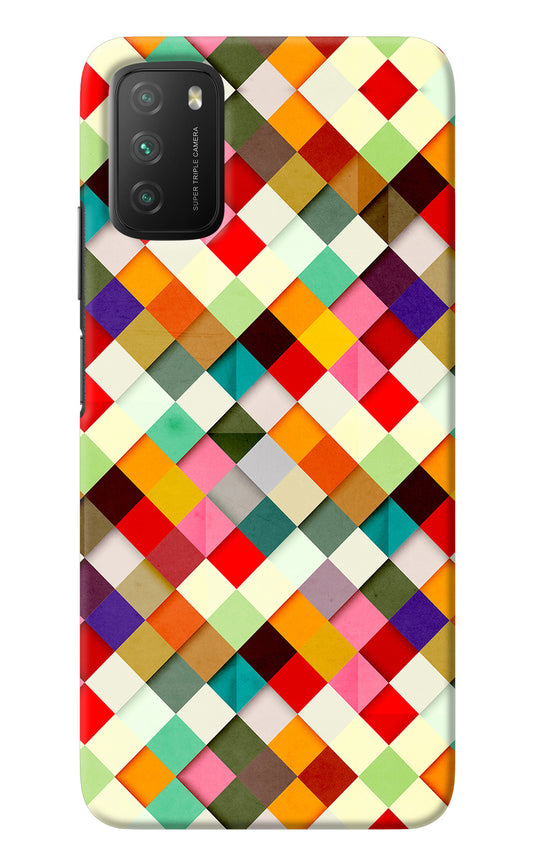 Geometric Abstract Colorful Poco M3 Back Cover