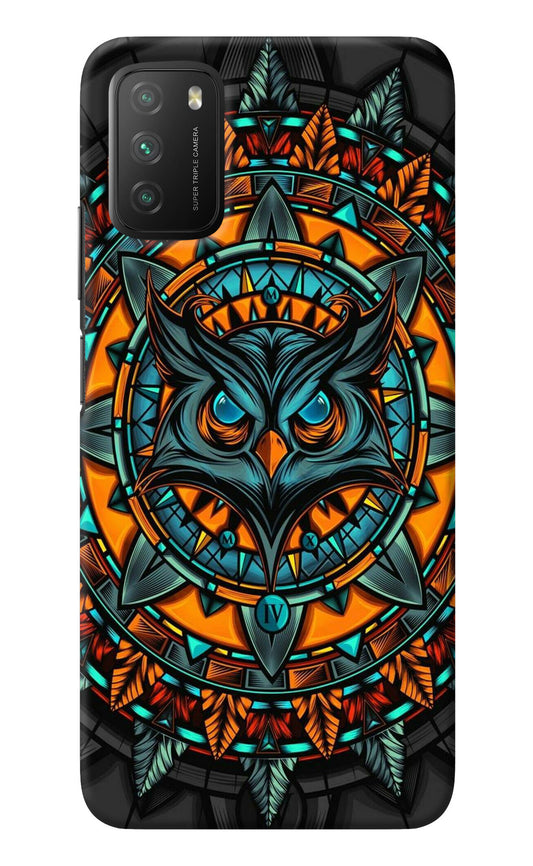 Angry Owl Art Poco M3 Back Cover