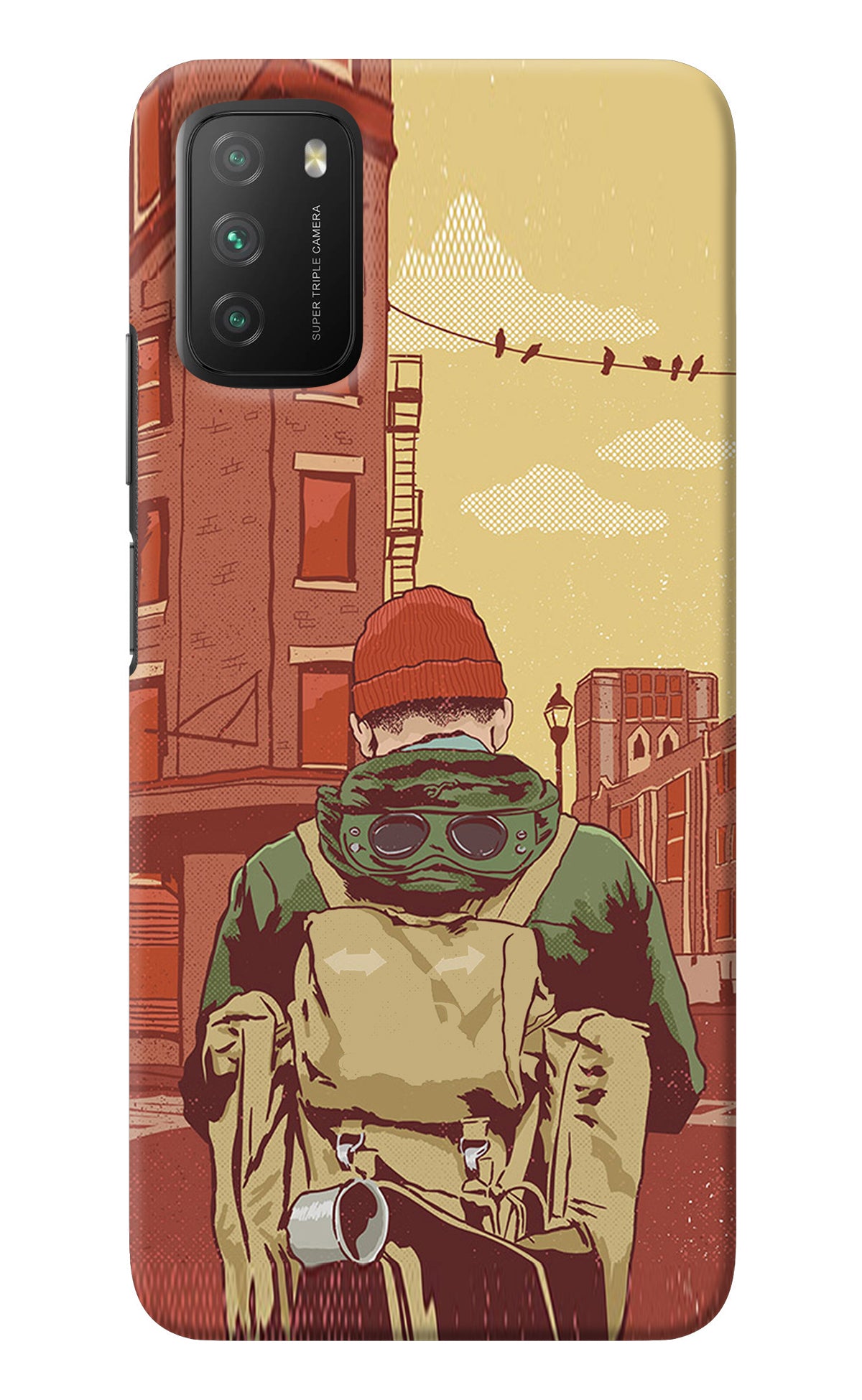 Adventurous Poco M3 Back Cover