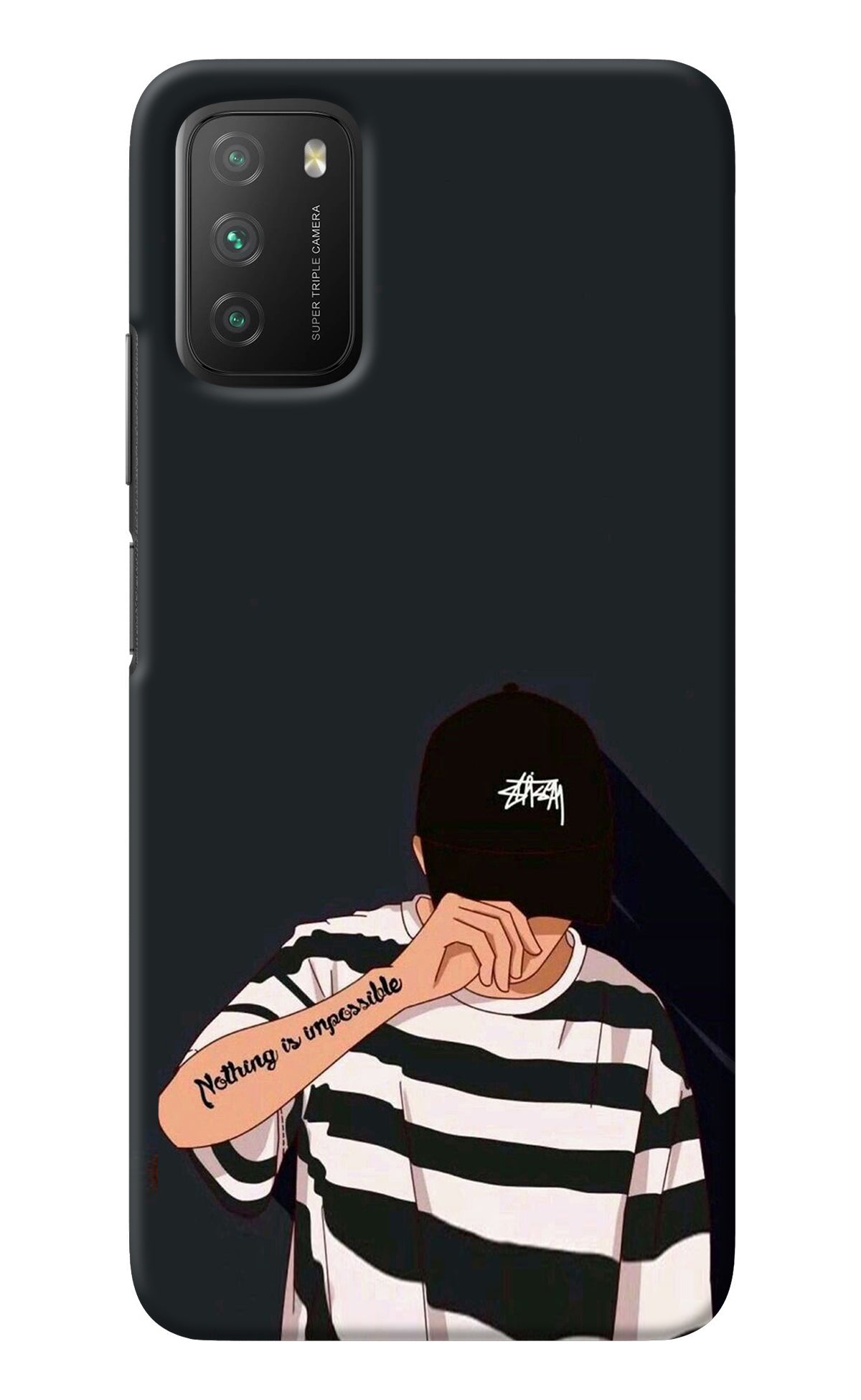 Aesthetic Boy Poco M3 Back Cover