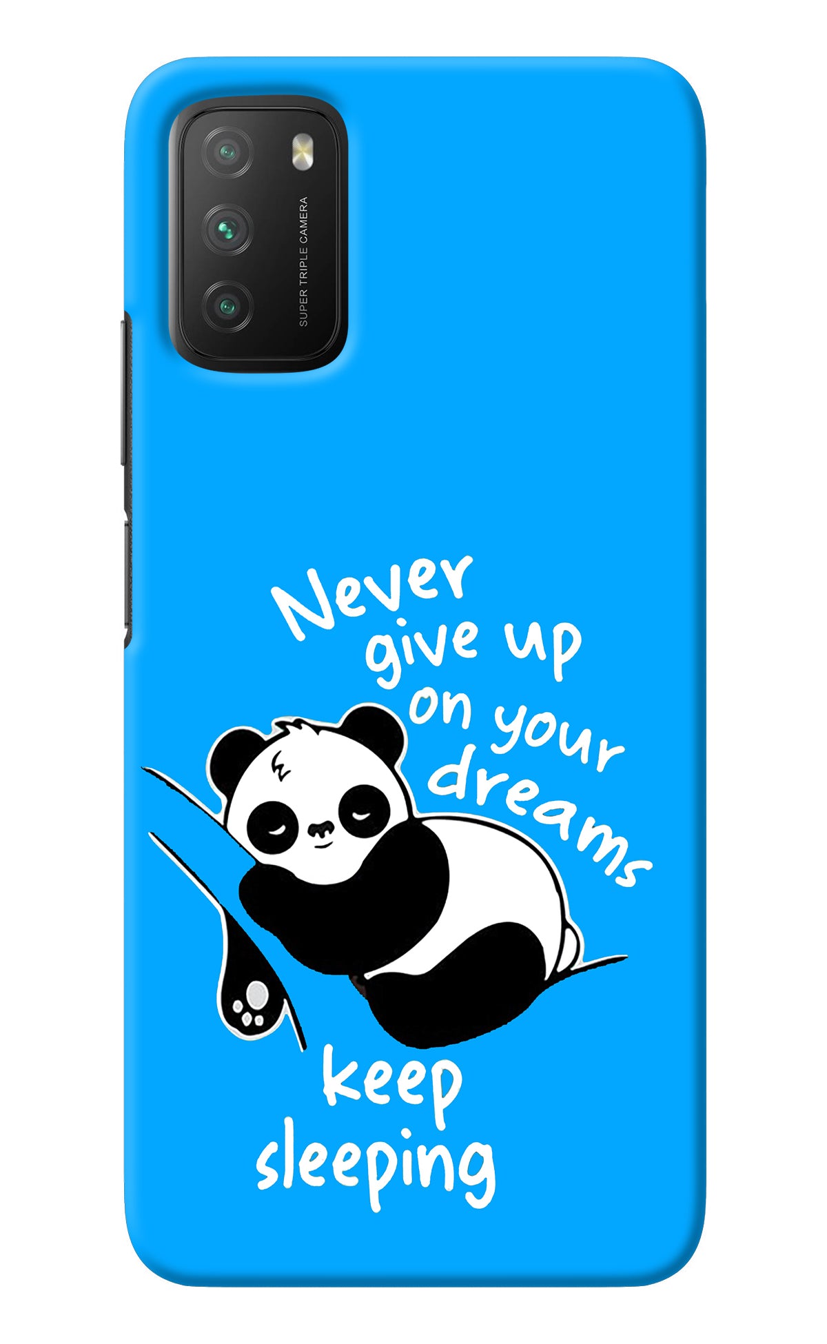 Keep Sleeping Poco M3 Back Cover