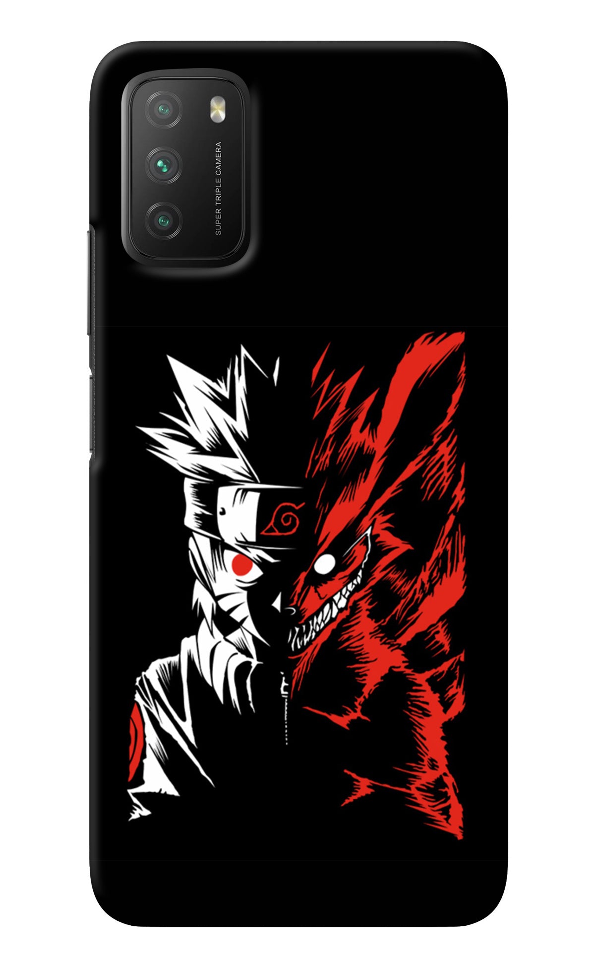 Naruto Two Face Poco M3 Back Cover