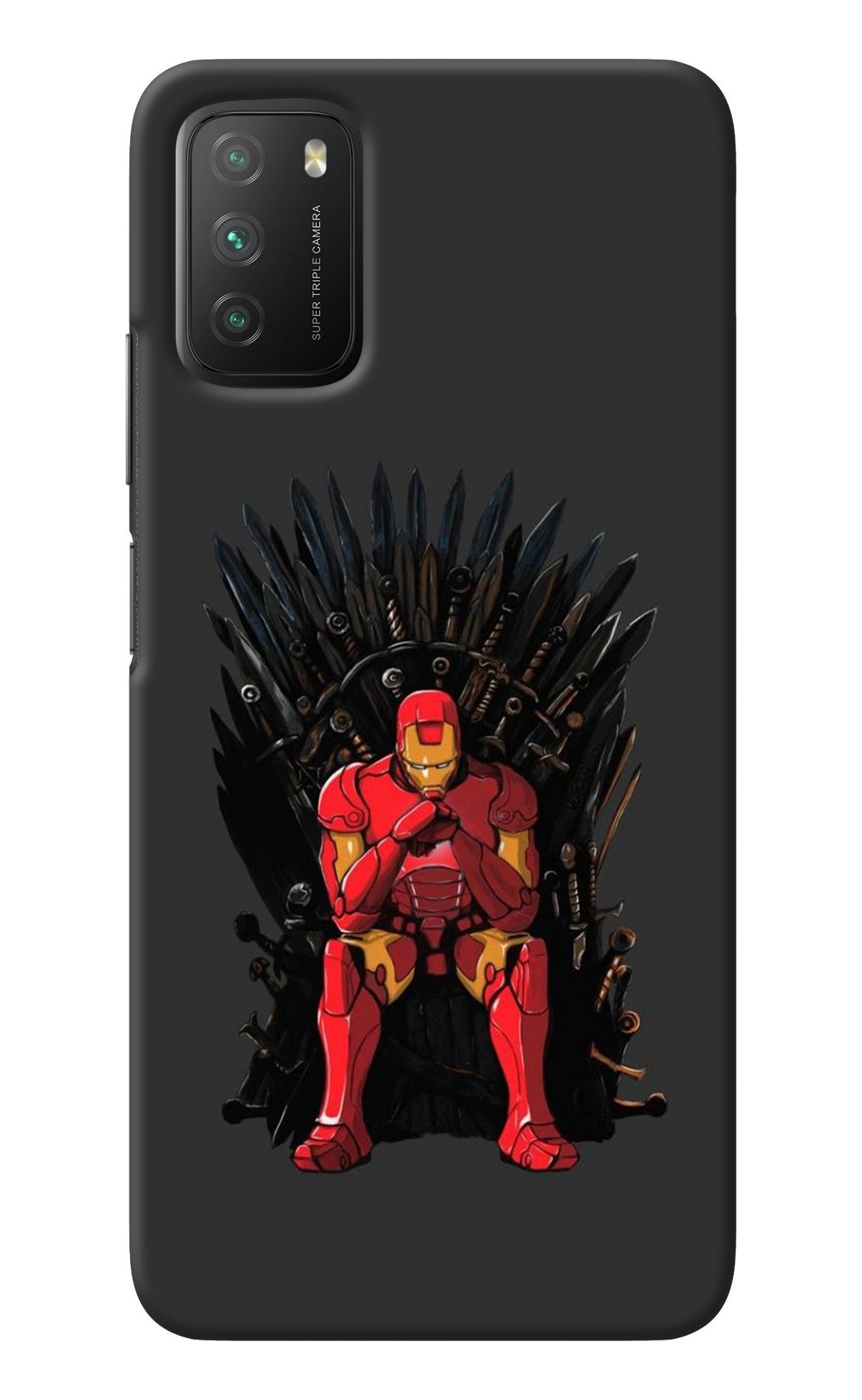 Ironman Throne Poco M3 Back Cover