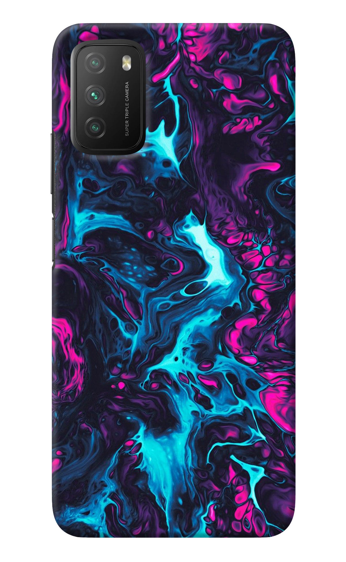 Abstract Poco M3 Back Cover
