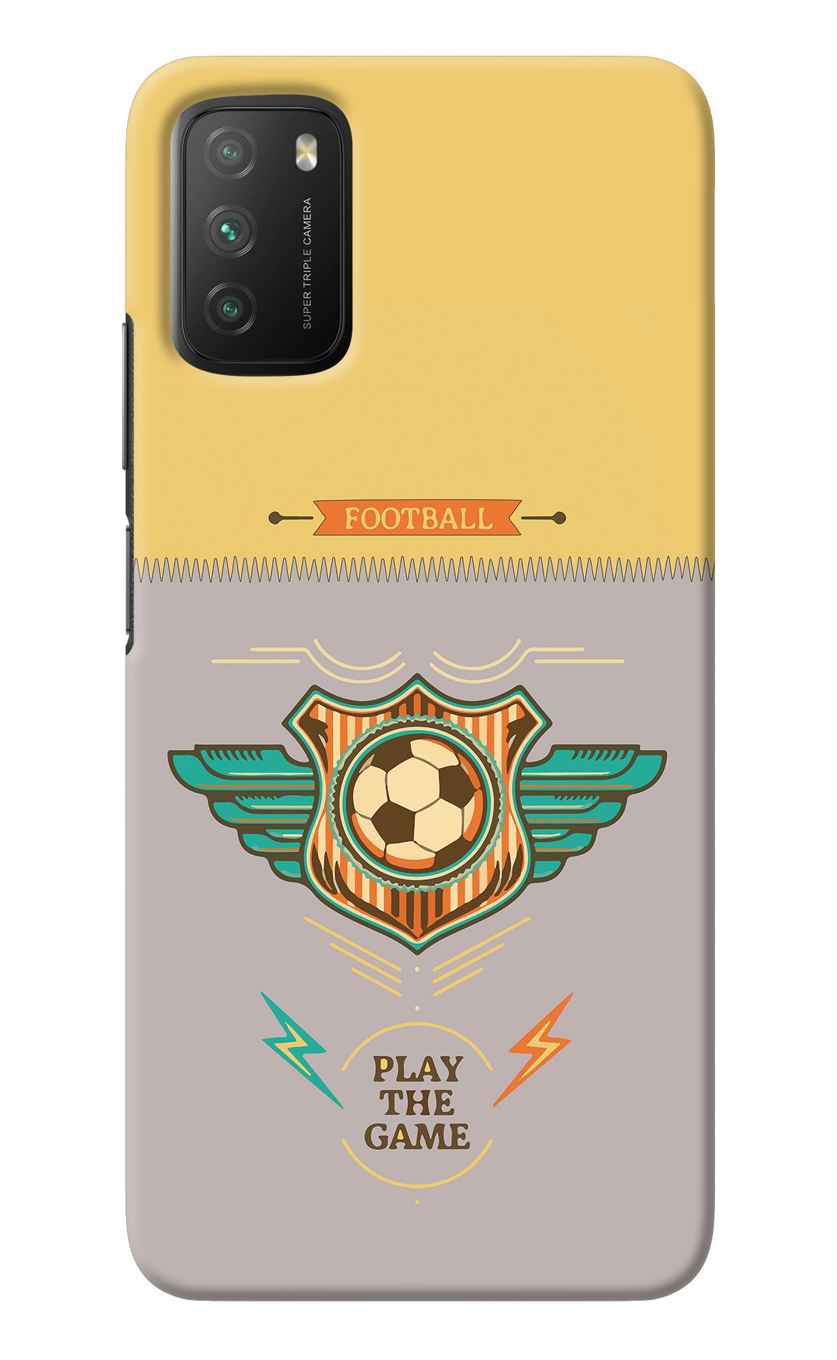 Football Poco M3 Back Cover