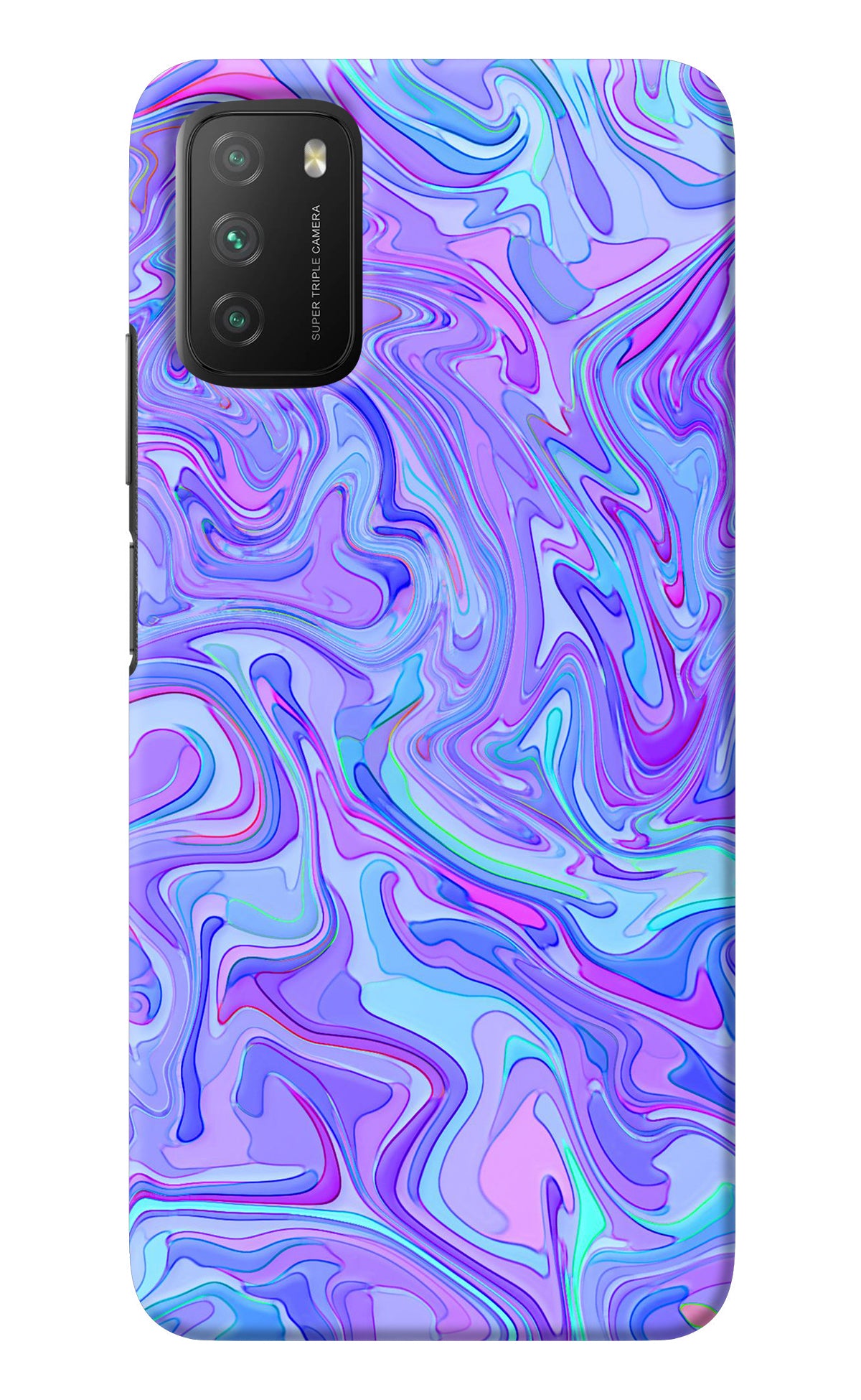 Glitter Poco M3 Back Cover