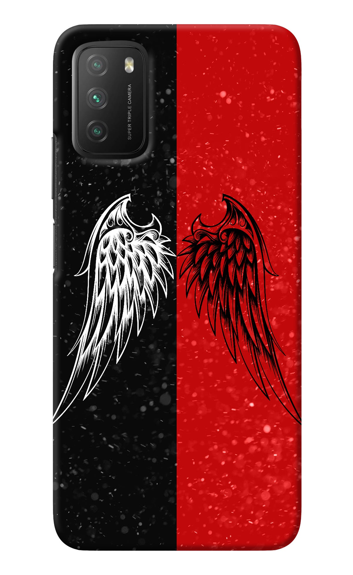 Wings Poco M3 Back Cover