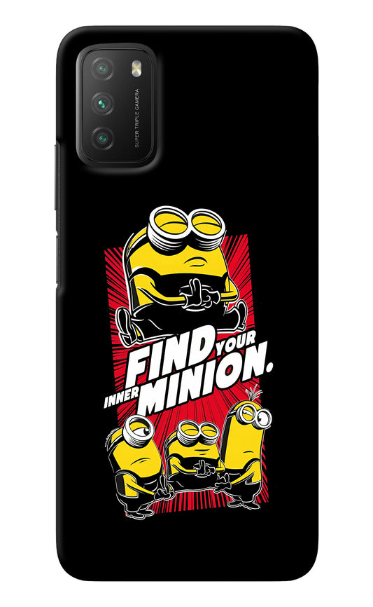 Find your inner Minion Poco M3 Back Cover