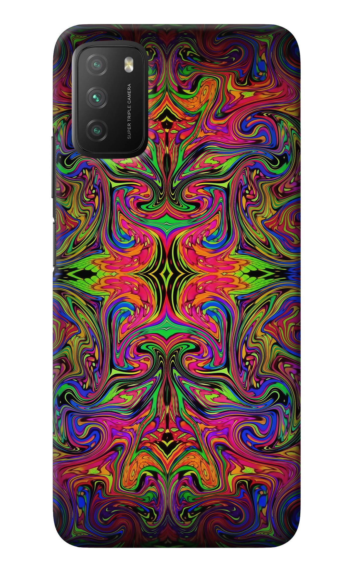 Psychedelic Art Poco M3 Back Cover