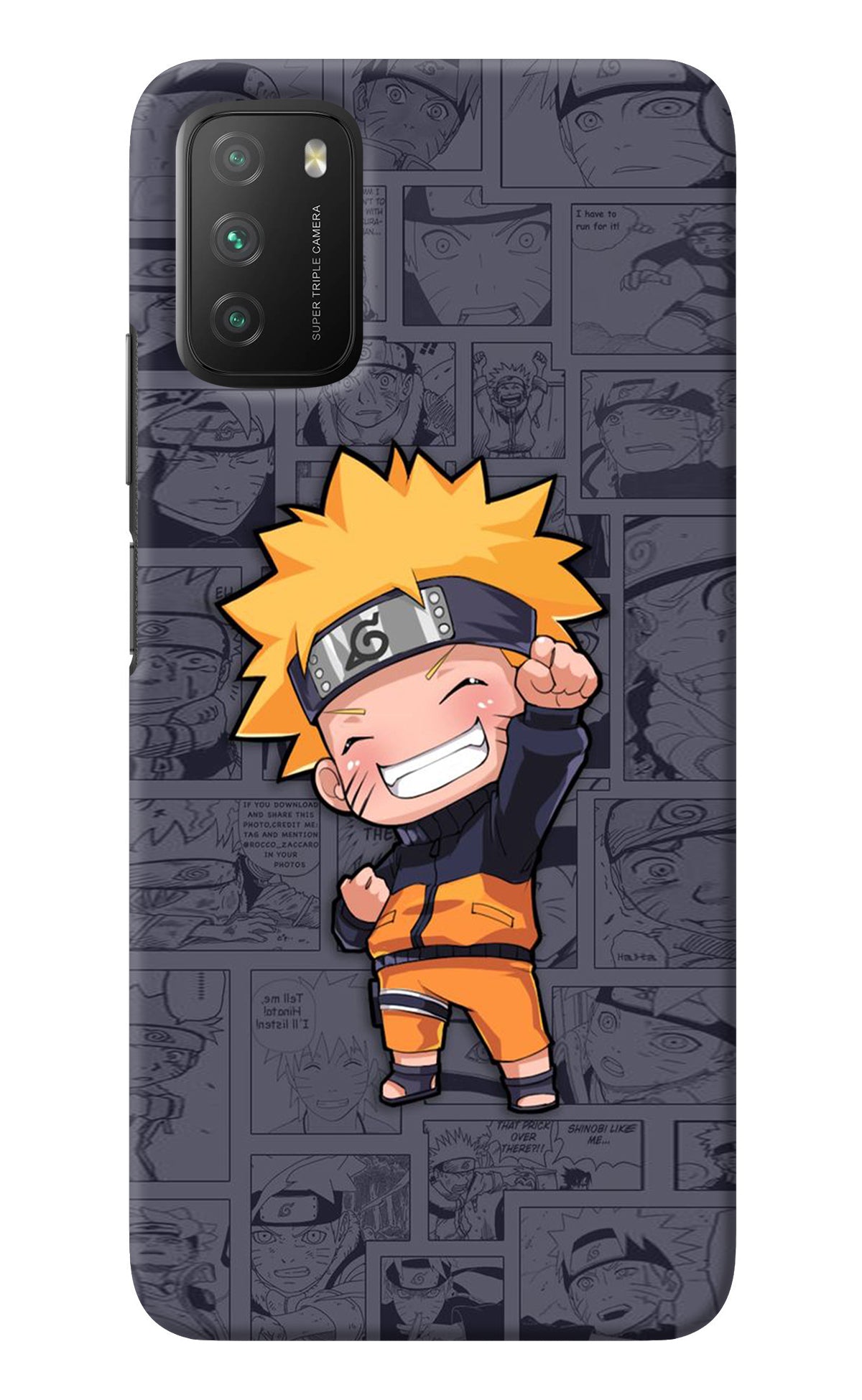 Chota Naruto Poco M3 Back Cover