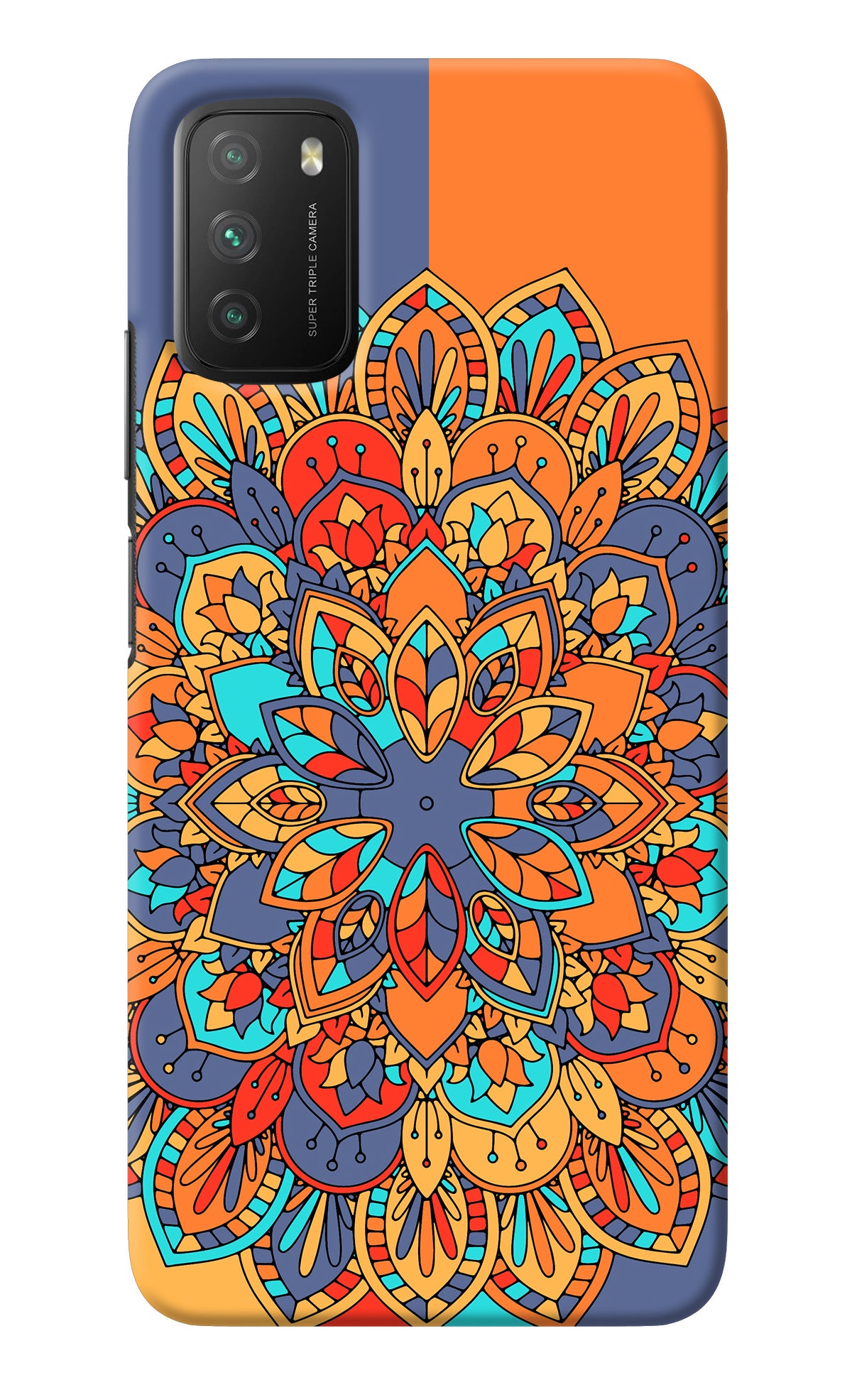 Color Mandala Poco M3 Back Cover