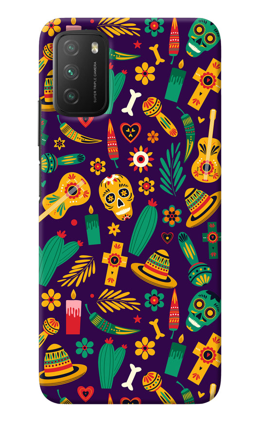 Mexican Artwork Poco M3 Back Cover