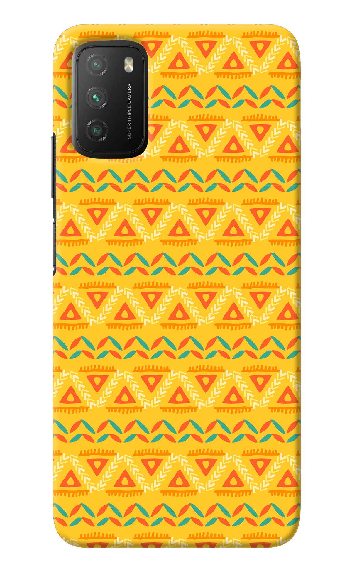 Tribal Pattern Poco M3 Back Cover