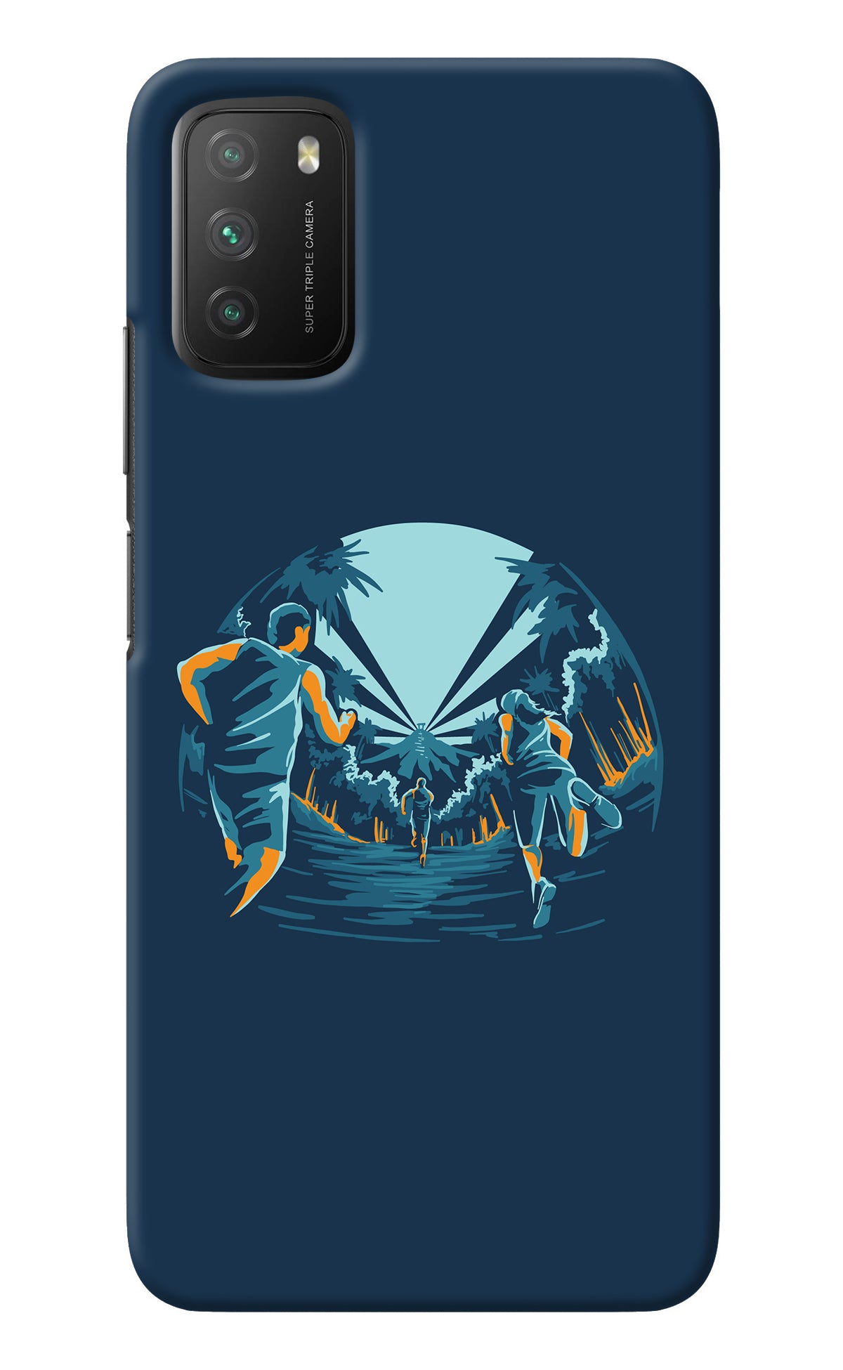 Team Run Poco M3 Back Cover