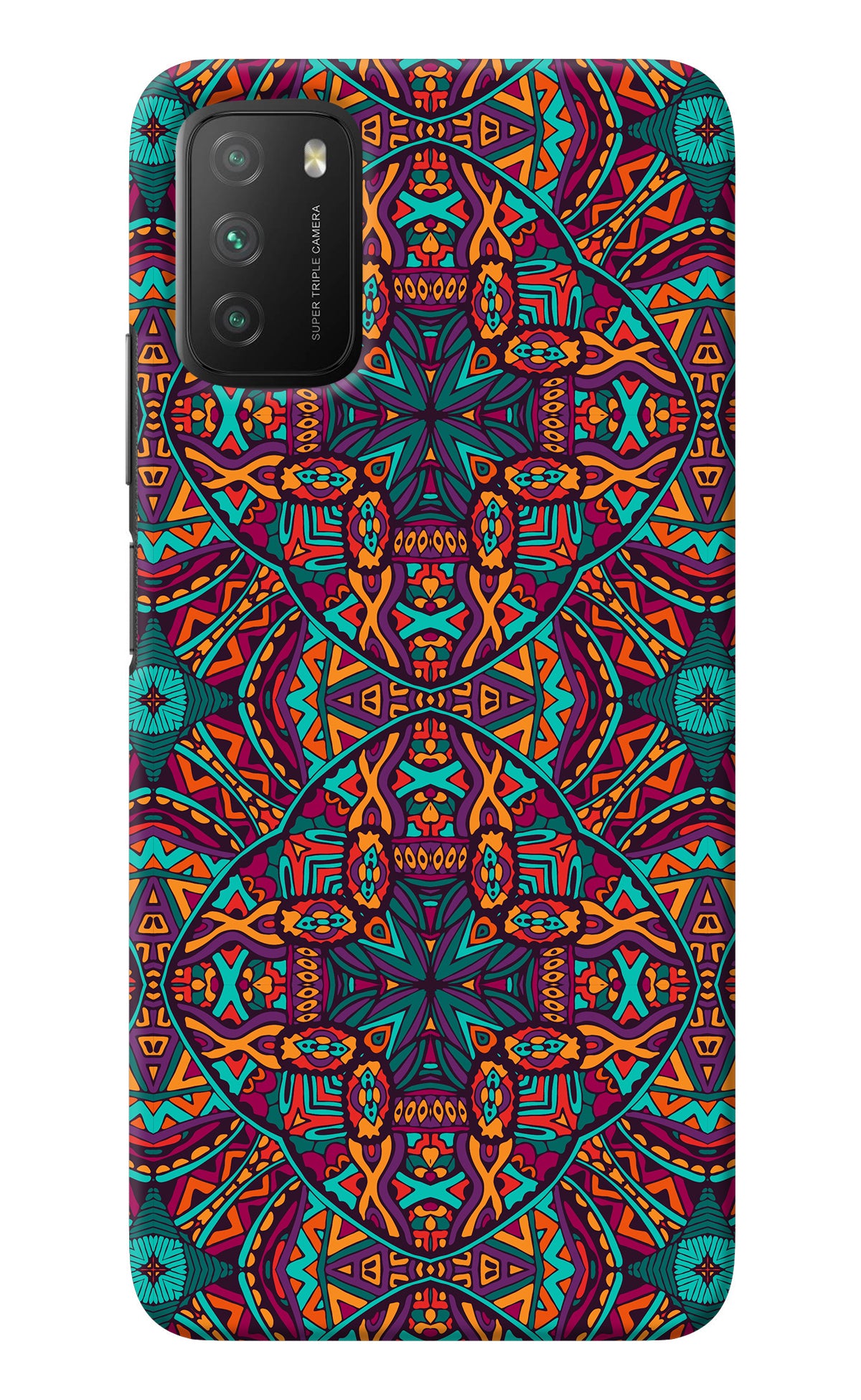 Colour Mandala Poco M3 Back Cover