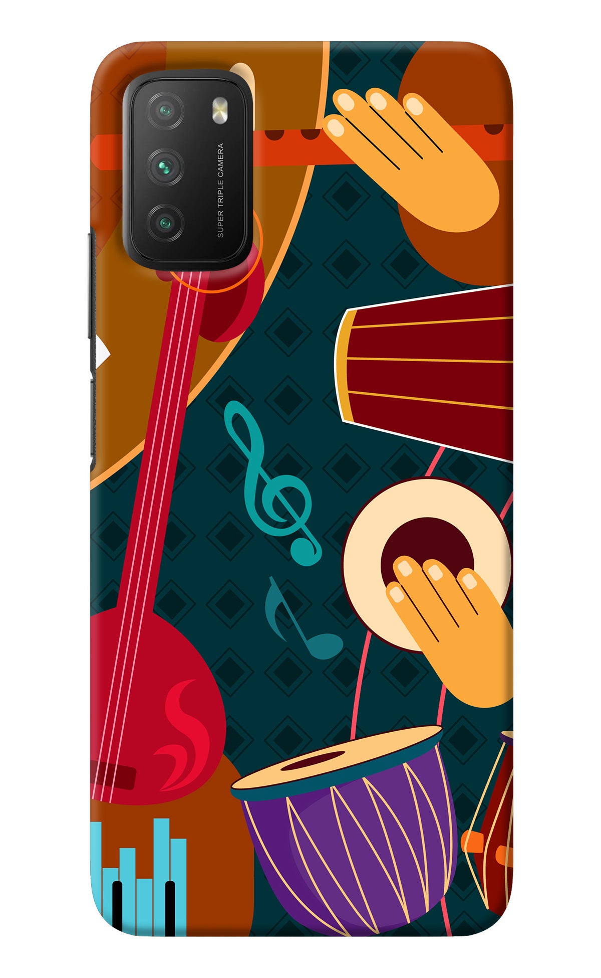 Music Instrument Poco M3 Back Cover