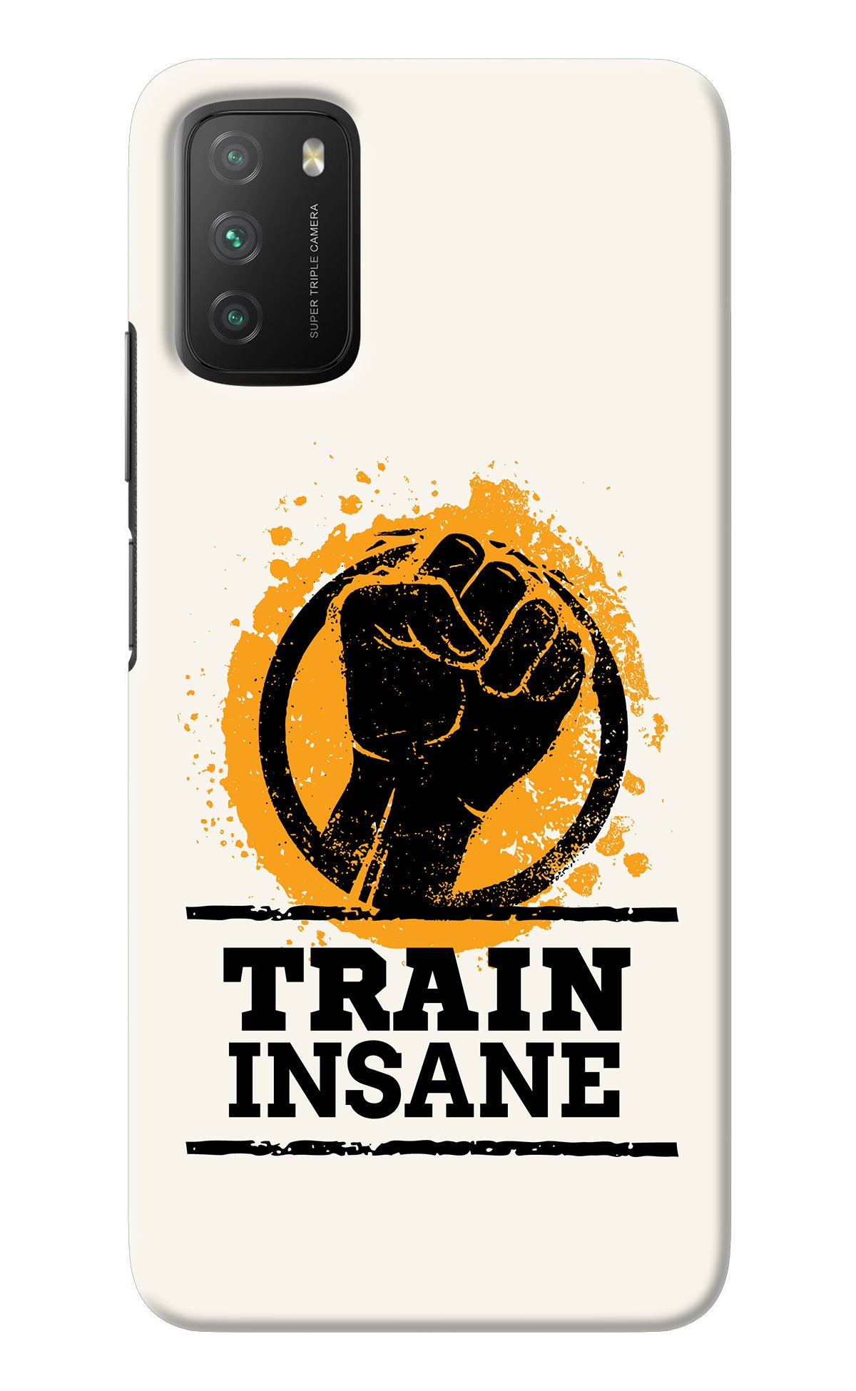 Train Insane Poco M3 Back Cover