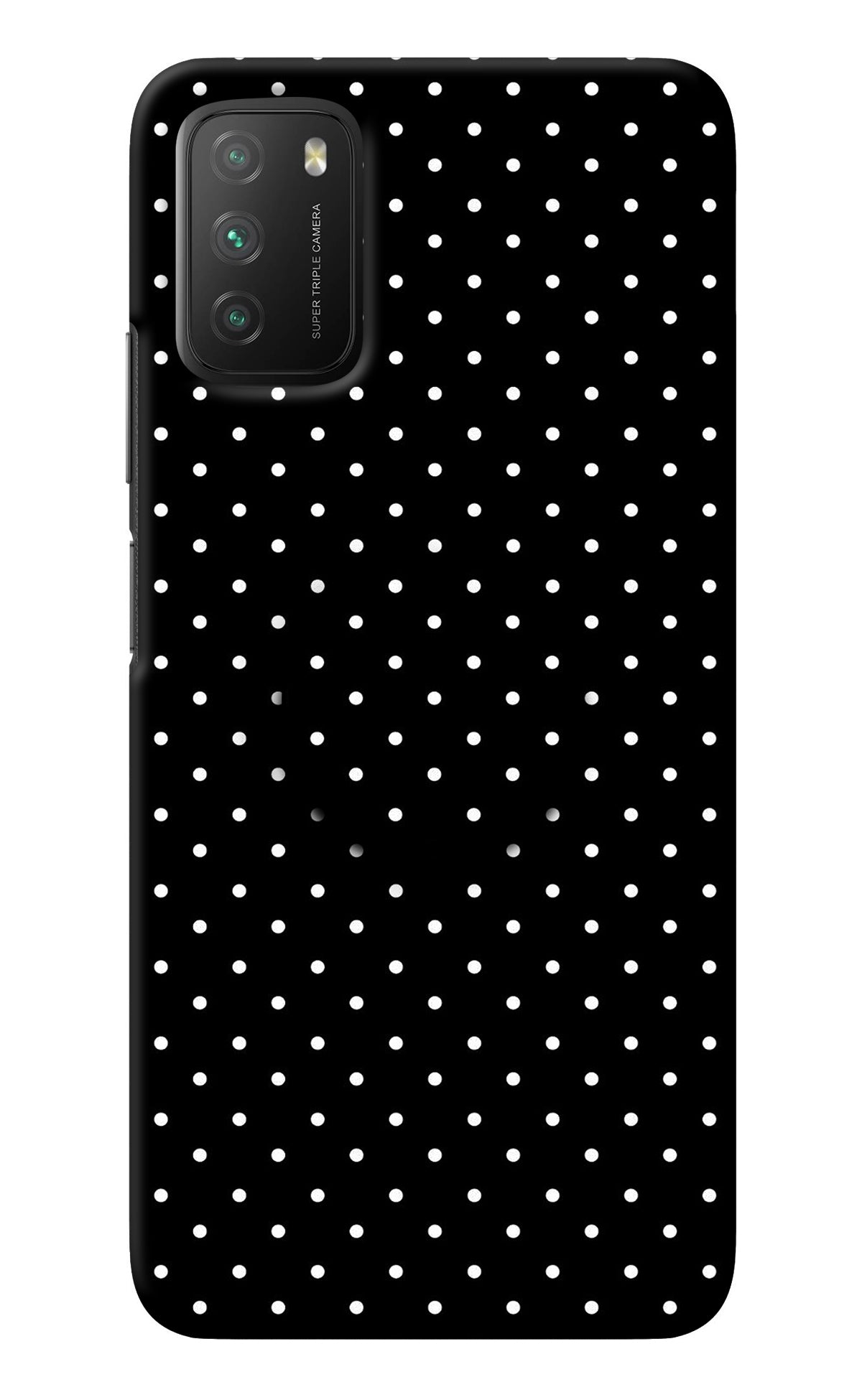 White Dots Poco M3 Pop Case