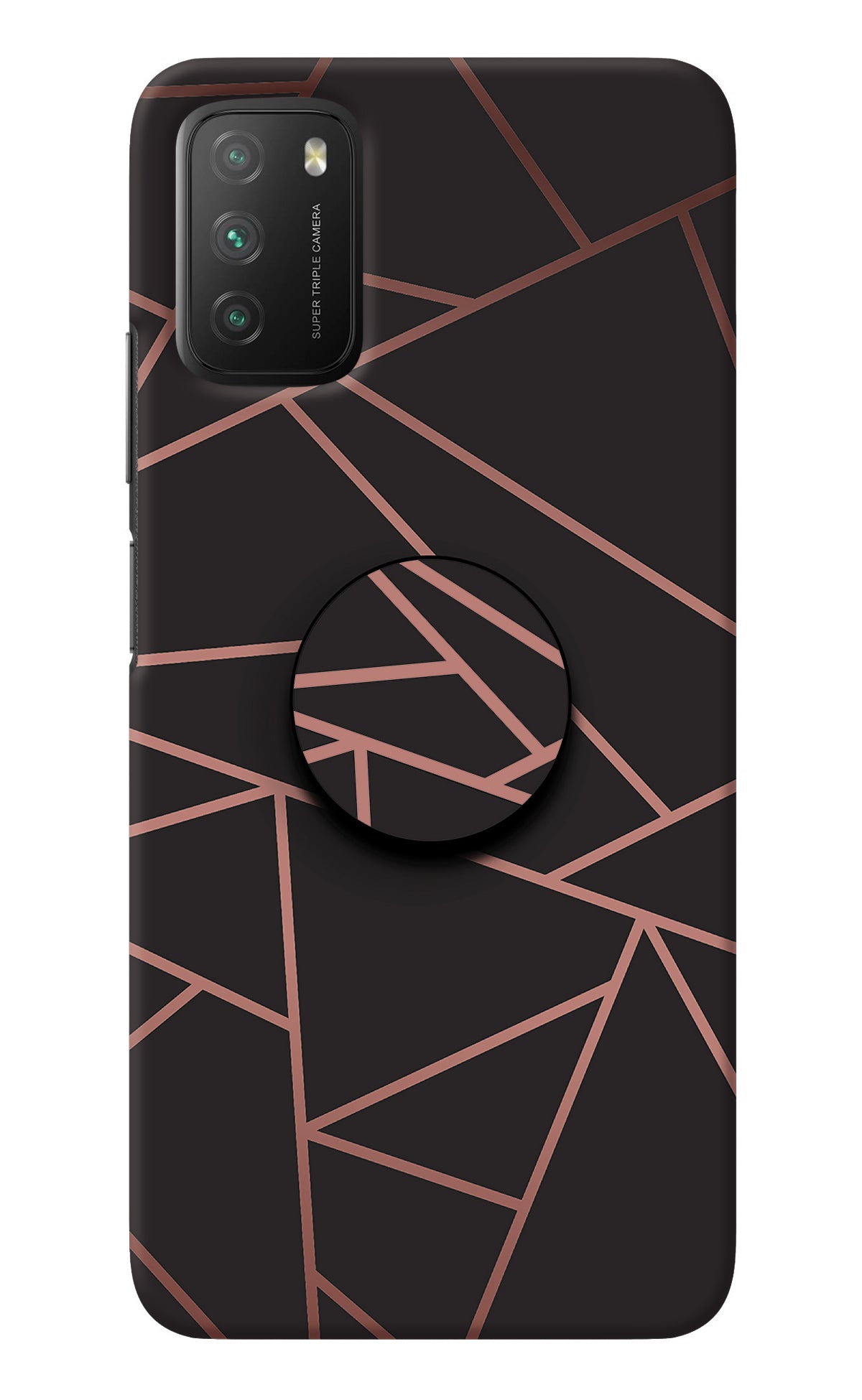 Geometric Pattern Poco M3 Pop Case