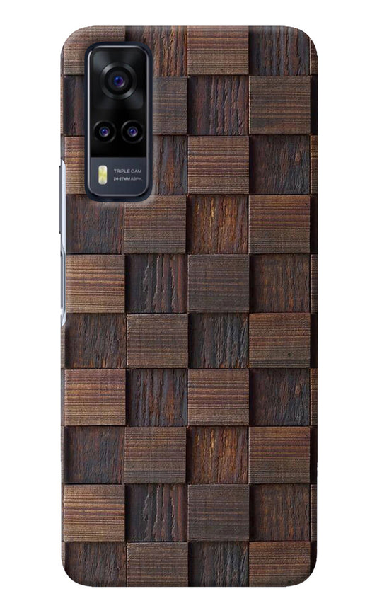 Wooden Cube Design Vivo Y31 Back Cover