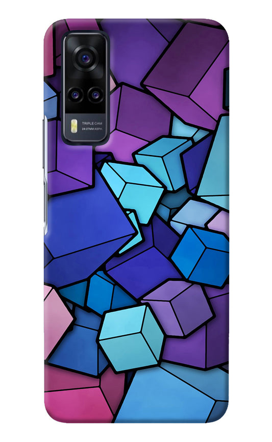 Cubic Abstract Vivo Y31 Back Cover