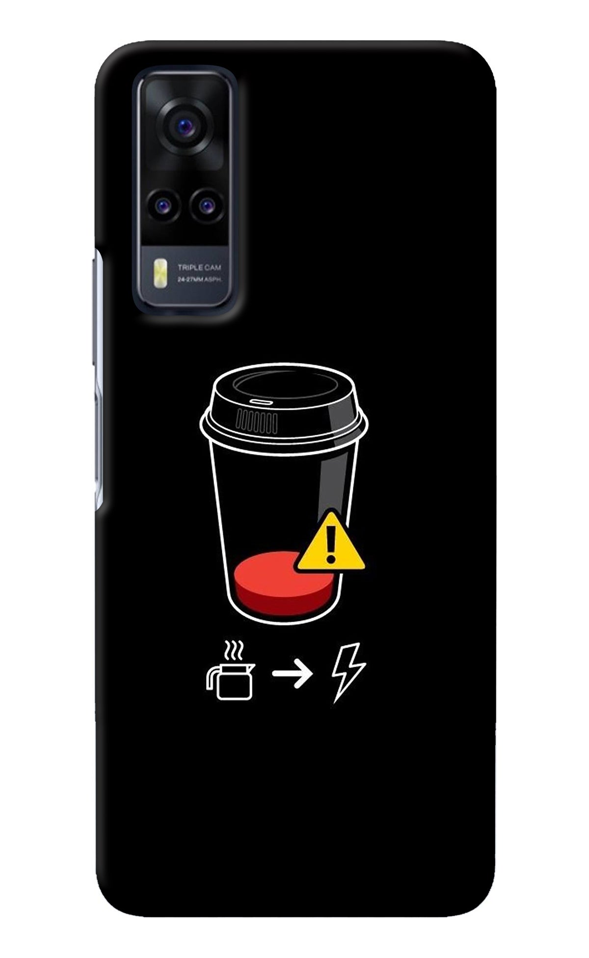 Coffee Vivo Y31 Back Cover