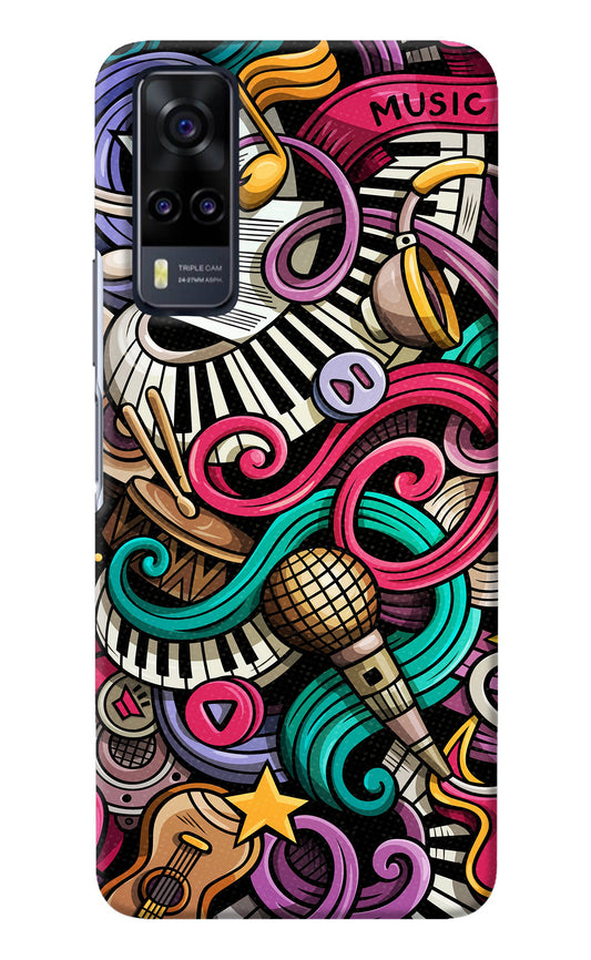 Music Abstract Vivo Y31 Back Cover