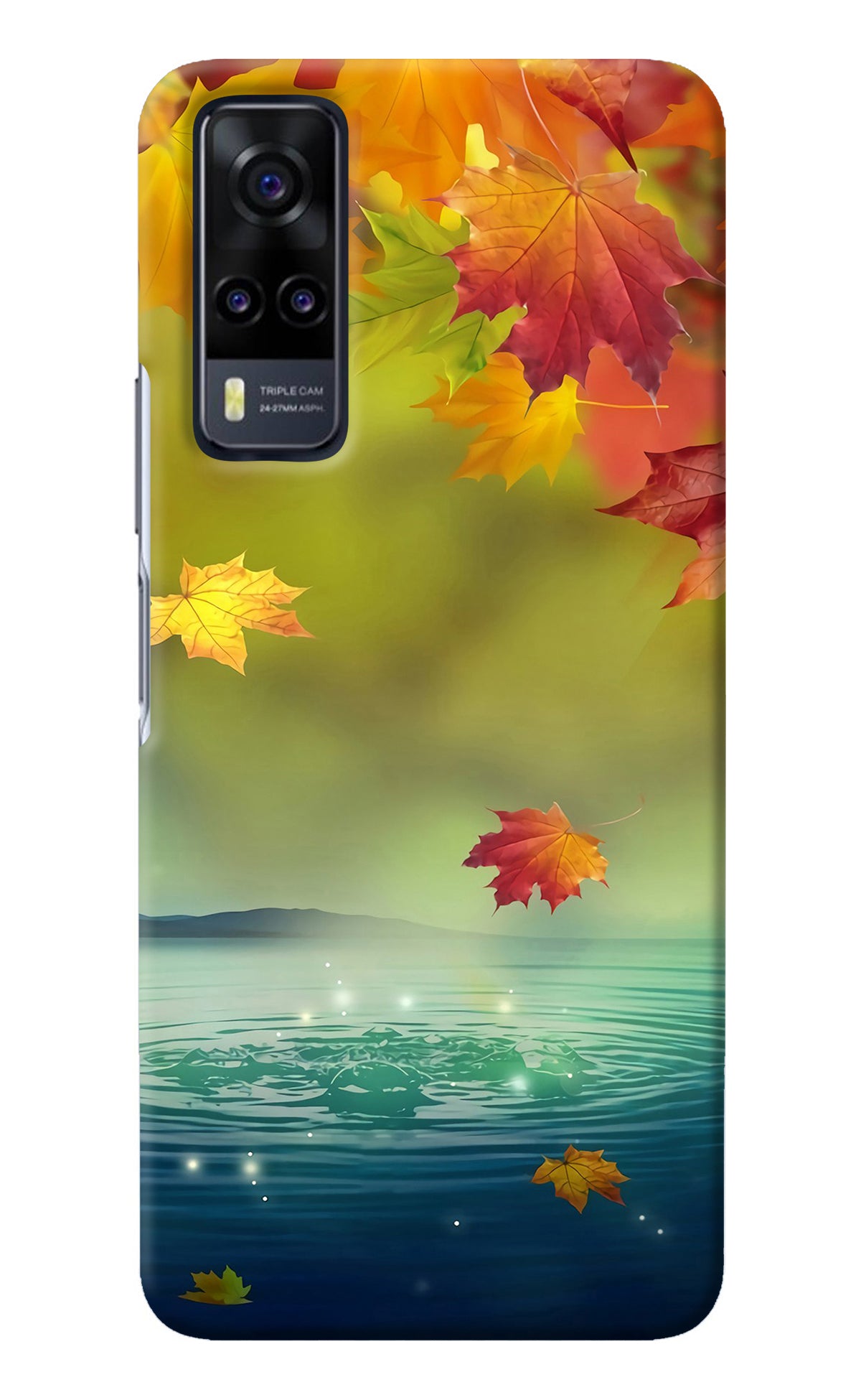 Flowers Vivo Y31 Back Cover