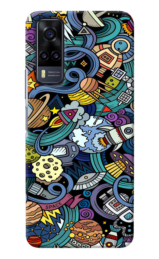 Space Abstract Vivo Y31 Back Cover