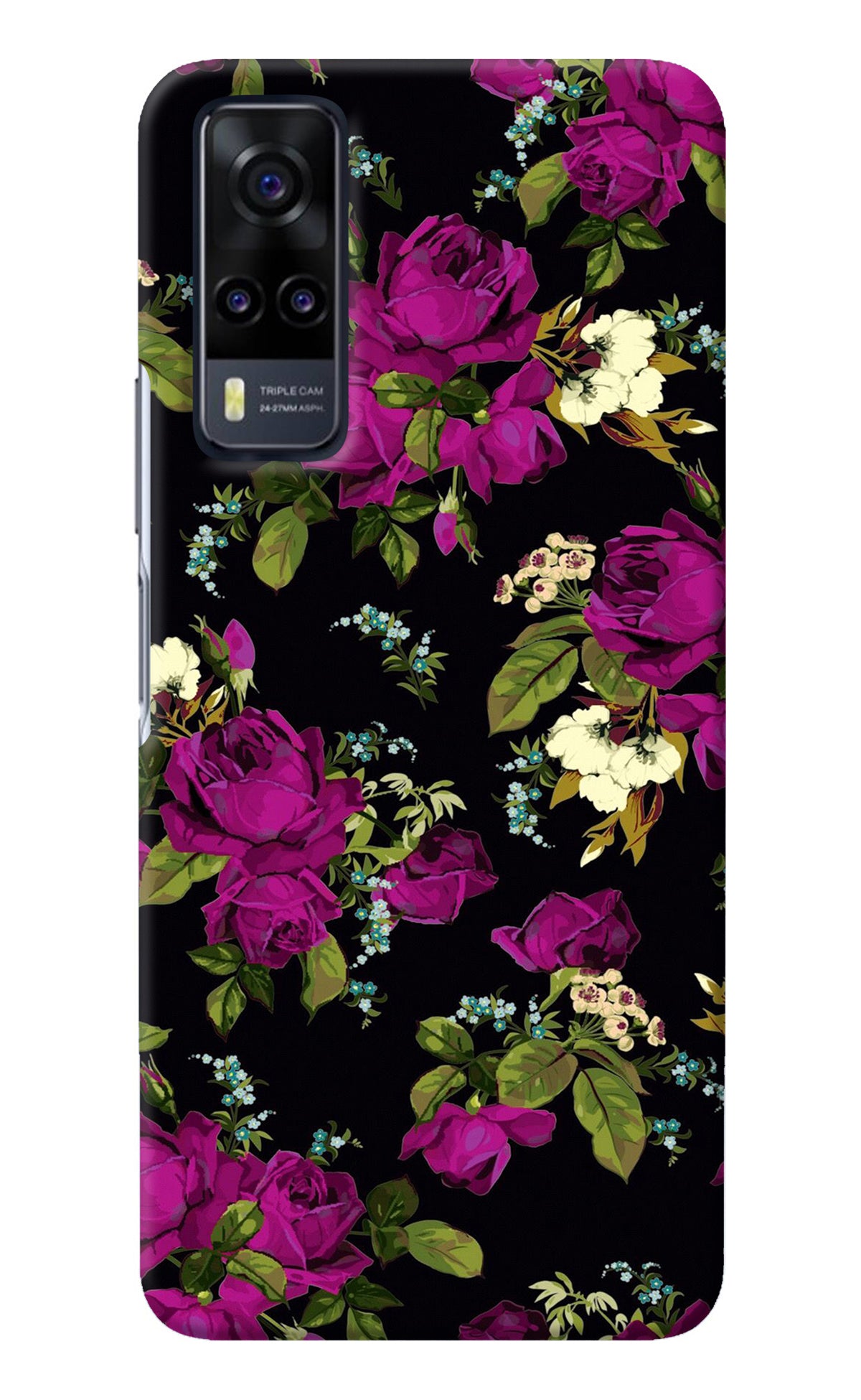 Flowers Vivo Y31 Back Cover