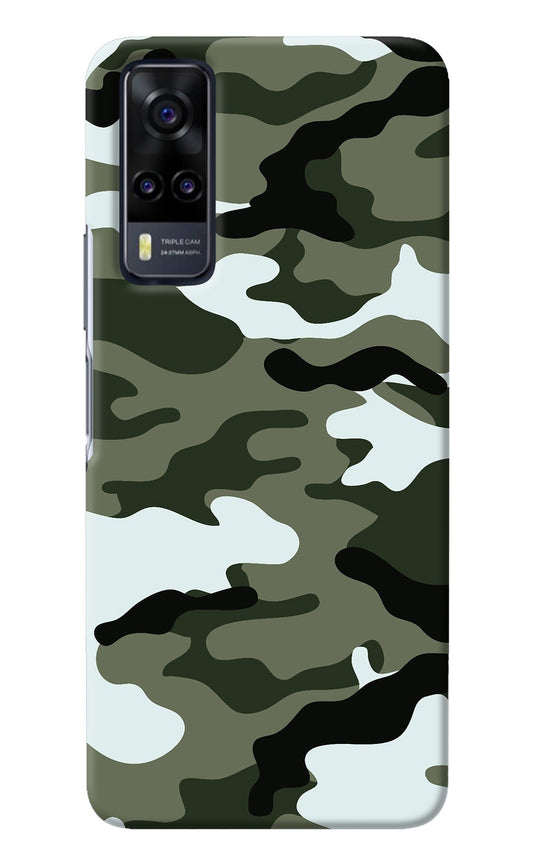 Camouflage Vivo Y31 Back Cover